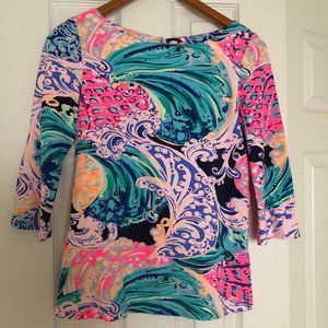 Lilly Pulitzer Waverly Top XS